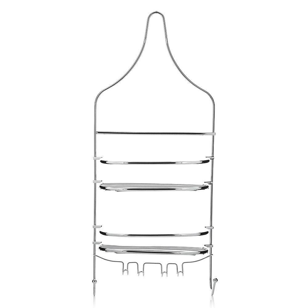 Organizador para Ducha 3 Niveles de Metal Acabado Cromado Organizador de Baño Metálico Cro…