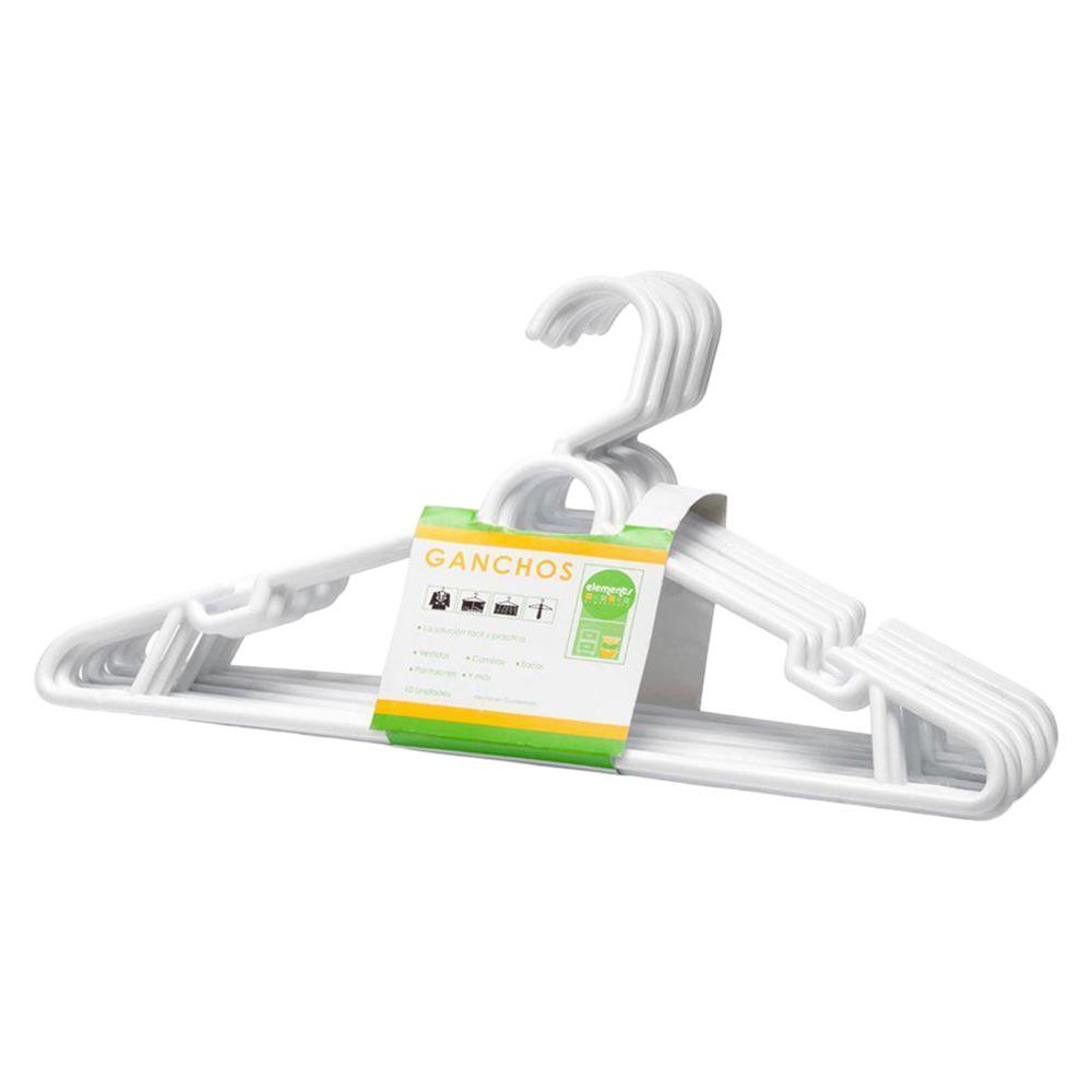 Set de 10 Serchas Plásticas Multipropósito Color Blanco