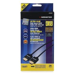 Cable, Ultra Slim High Speed, 3 Ft - Vanco