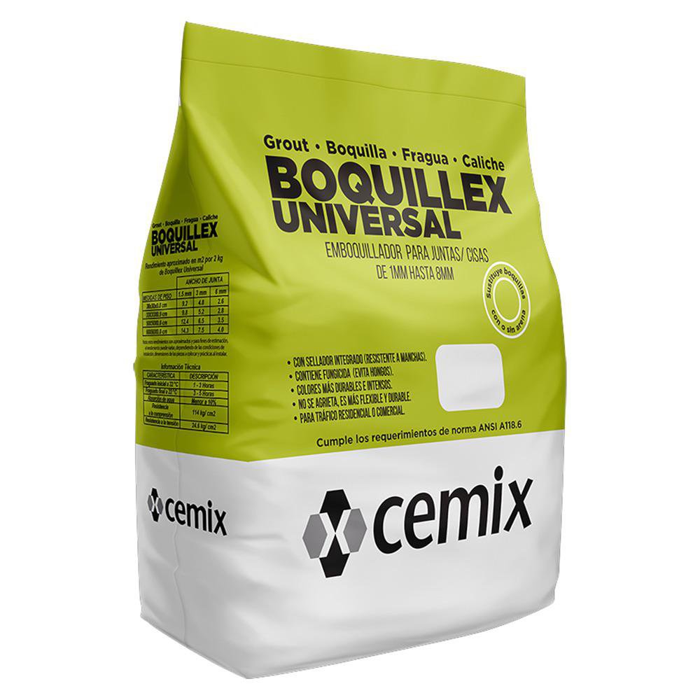 Boquillex Universal de 2 Kg para Juntas de 1 a 8 mm - Varios Colores Gris Perla