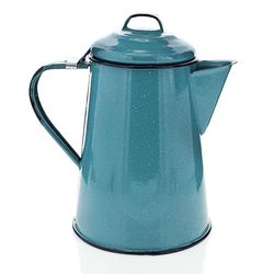 Cafetera De Peltre 1.5 Litros Color Turquesa - Cinsa