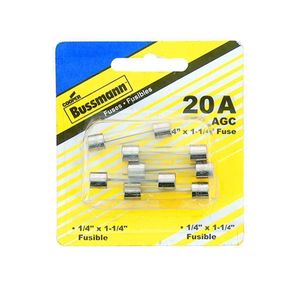 Fusible De 20 Amperios Color Plateado - Cooper