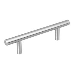 Halador Tipo Barra Níquel Satinado 156 Mm  - Hermex