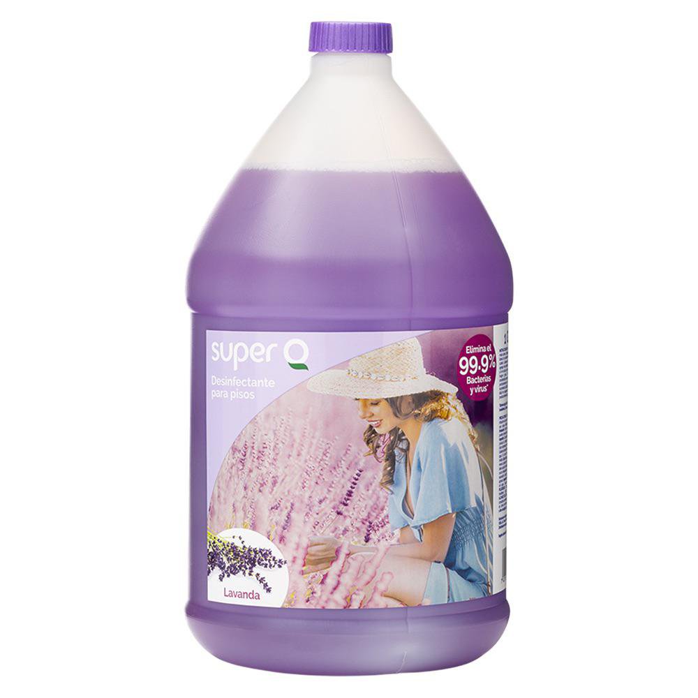 Limpiador y Desinfectante Super-Q para Piso Aroma Lavanda de 1 Gal
