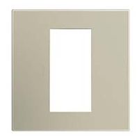Placa De 2 Módulos Adorne Titanio  - Legrand