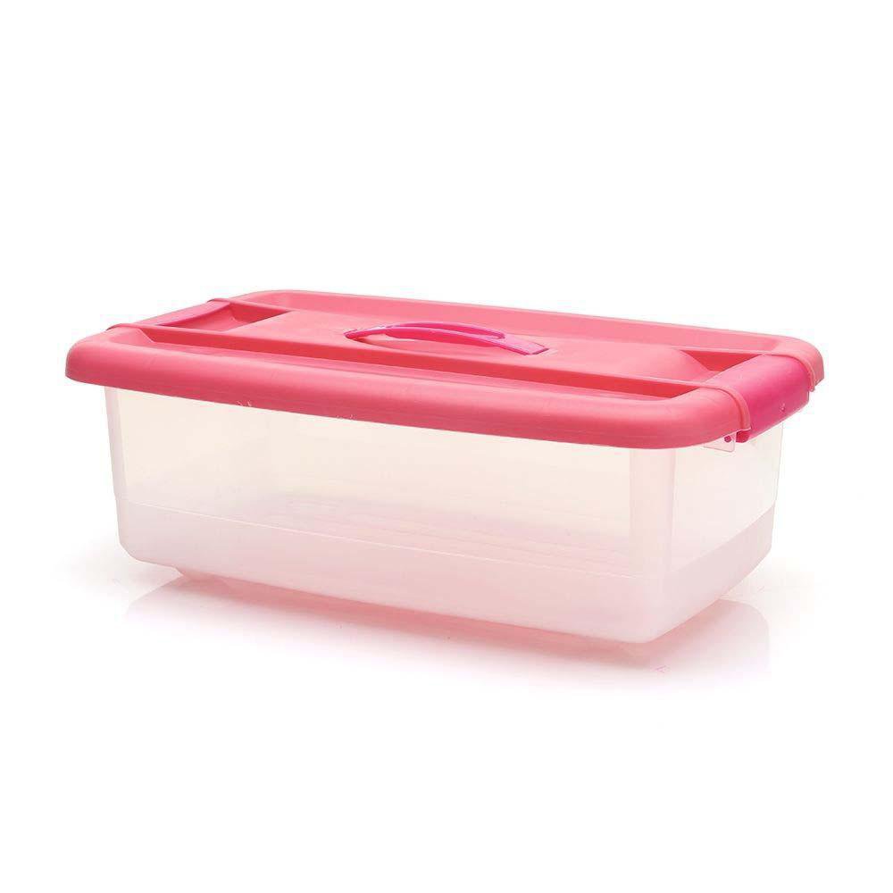 Caja Click Rosa - Varias Capacidades 12 l