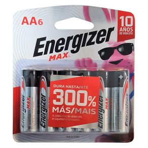 Batería Alcalina Aa 6U - Energizer