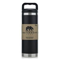 Termo Acero Inoxidable Negro 18 Oz.