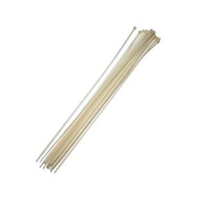 Cincho Estándar De 20 Plg Y 50 Lb Blanco 25 Pzas - Volteck