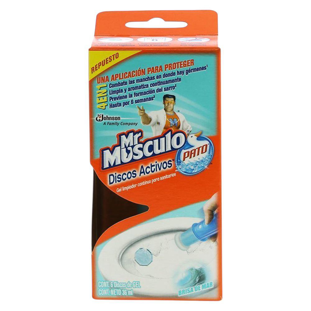 Discos De Gel De Repuesto - Mr Musculo Varios Aromas Brisa del mar