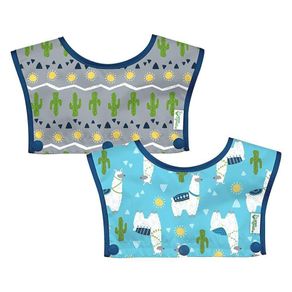 Babero Snap&Go Catcher Llamas 2 Piezas 6-18M - Green Sprouts