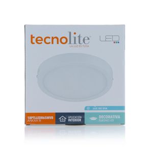 Lámpara Circular Con Bombilla Led De Sobreponer Luz De Día De 18 W - Tecnolite