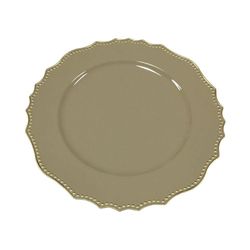 Plato Base Beige 33 Cm - Toscana