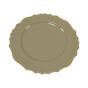 Plato Base Beige 33 Cm - Toscana