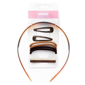Set 10 Pzs Accesorios Para El Cabello - Viva