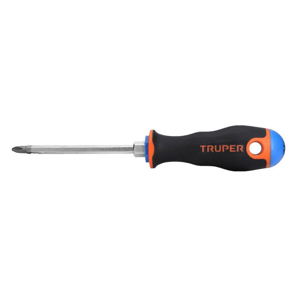Desarmador de Cabeza de Cruz con Mango Comfort Grip de 1/8 X 4 Plg