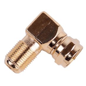 Adaptador Coaxial Angulo Recto de 75 Ohm