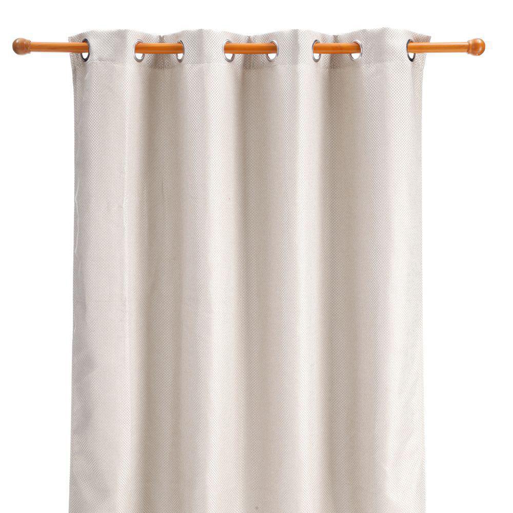 Cortina Semi Blackout de Poliéster 140 x 240 cm con Ojales - Varios Colores Beige