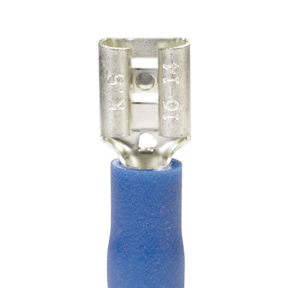 Terminal de Enchufe Hembra 0.25 a Presión 14 a 16 AWG Terminal De Enchufe Hembra 0.25 A Pr…