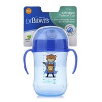Vaso con Boquilla Suave Azul - Dr. Browns