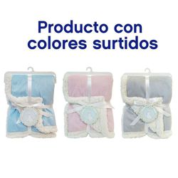 Frazada Reversible Chamois - Honey Bunny