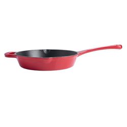 Sartén 24Cm Rojo Hierro Fundido - Magefesa