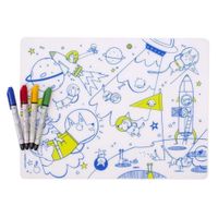 Animales En El Espacio Mat Y Marcadores - Modern Twist