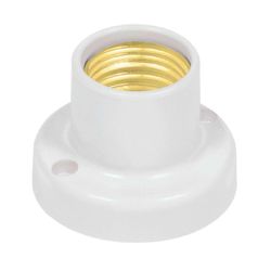 Plafonera Pequeña E27 Blanca - Volteck