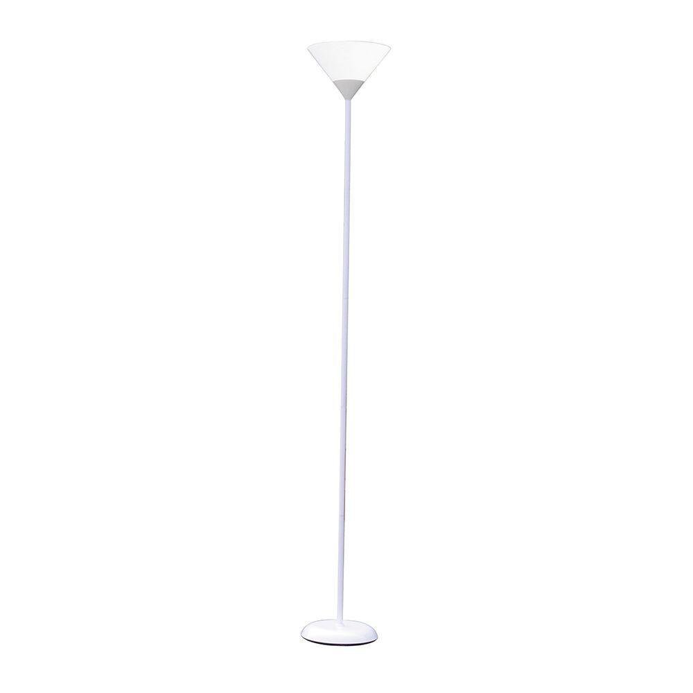 Lámpara de Pie Moderna con Pantalla Cónica - Varios Colores Blanco
