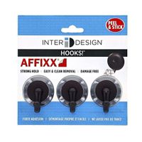 Set 3 Ganchos Affixx Pequeño Bronce - Interdesign