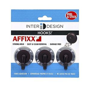 Set 3 Ganchos Affixx Pequeño Bronce - Interdesign