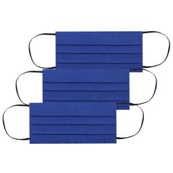 Pack De 3 Mascarillas Lavables Azul, 3 Capas - Vusa