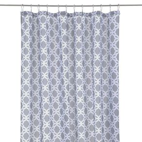 Set De Cortina C/Ganchos Glove Gris
