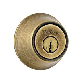 Cerrojo Doble Llave Acabado Laton Antiguo - Kwikset