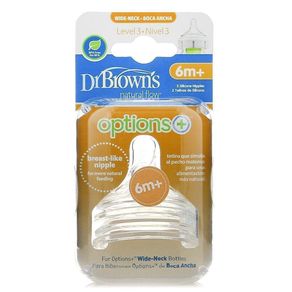 Tetina Boca Ancha 6M+ - Dr. Browns