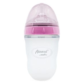 Bibierón Suave Y Natural Silicón Rosa 8O - Evenflo