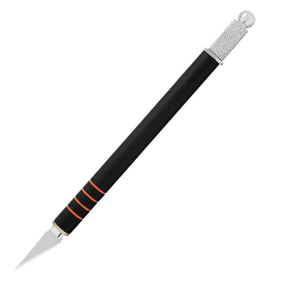 Cuchilla Fija Tipo Exacto con Mango Ergonómico y Punta de Precisión 6 Plg