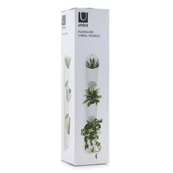 Recipiente De Pared Floralink Blanco - Umbra