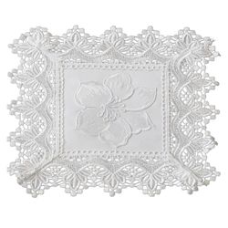 Centro De Mesa 30X30 Cms Blanco Flores - Viva