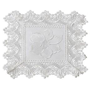 Centro De Mesa 30X30 Cms Blanco Flores - Viva