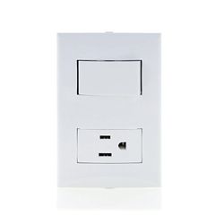 Tomacorriente E Interruptor Sencillo - Eagle Varios Colores