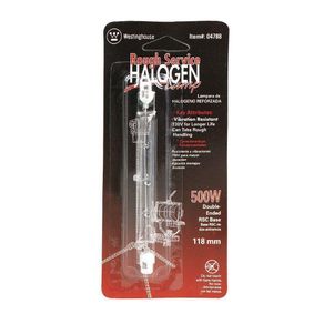 Tubo Halógeno De 118 Mm Y 500 W - Westinghouse