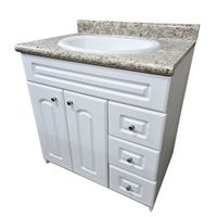 Mueble de Baño con Cubierta de Granito