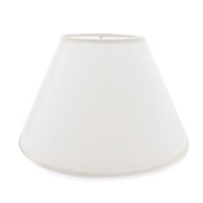 Pantalla Lisa Crema 21X36X17 Cm Con Clip
