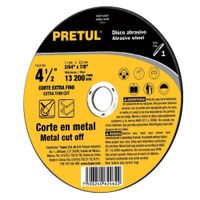 Disco Para Corte De Metal Extrafino - Truper