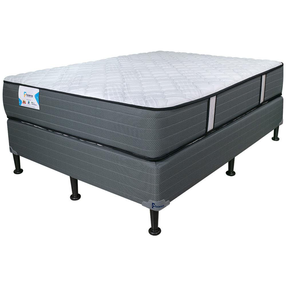 Set de Cama Colchón + Base Ortopédica - Varios Tamaños Queen