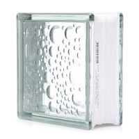 Block De Vidrio Water Bubble 19X19X8 Cm - Jinchua