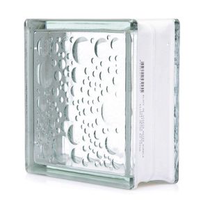 Block De Vidrio Water Bubble 19X19X8 Cm - Jinchua