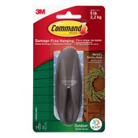 Gancho Autoadhe. 5 Lbs 1Pz Bronce