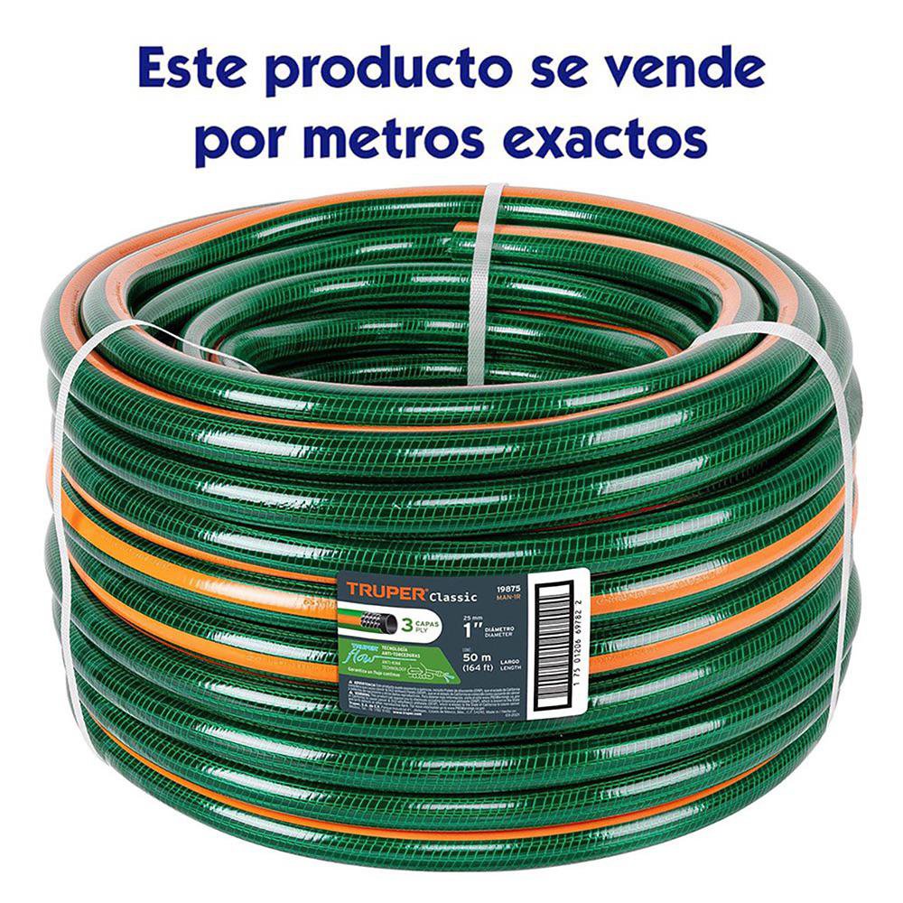 Manguera de 3 Capas de 1 Plg x 1 M
